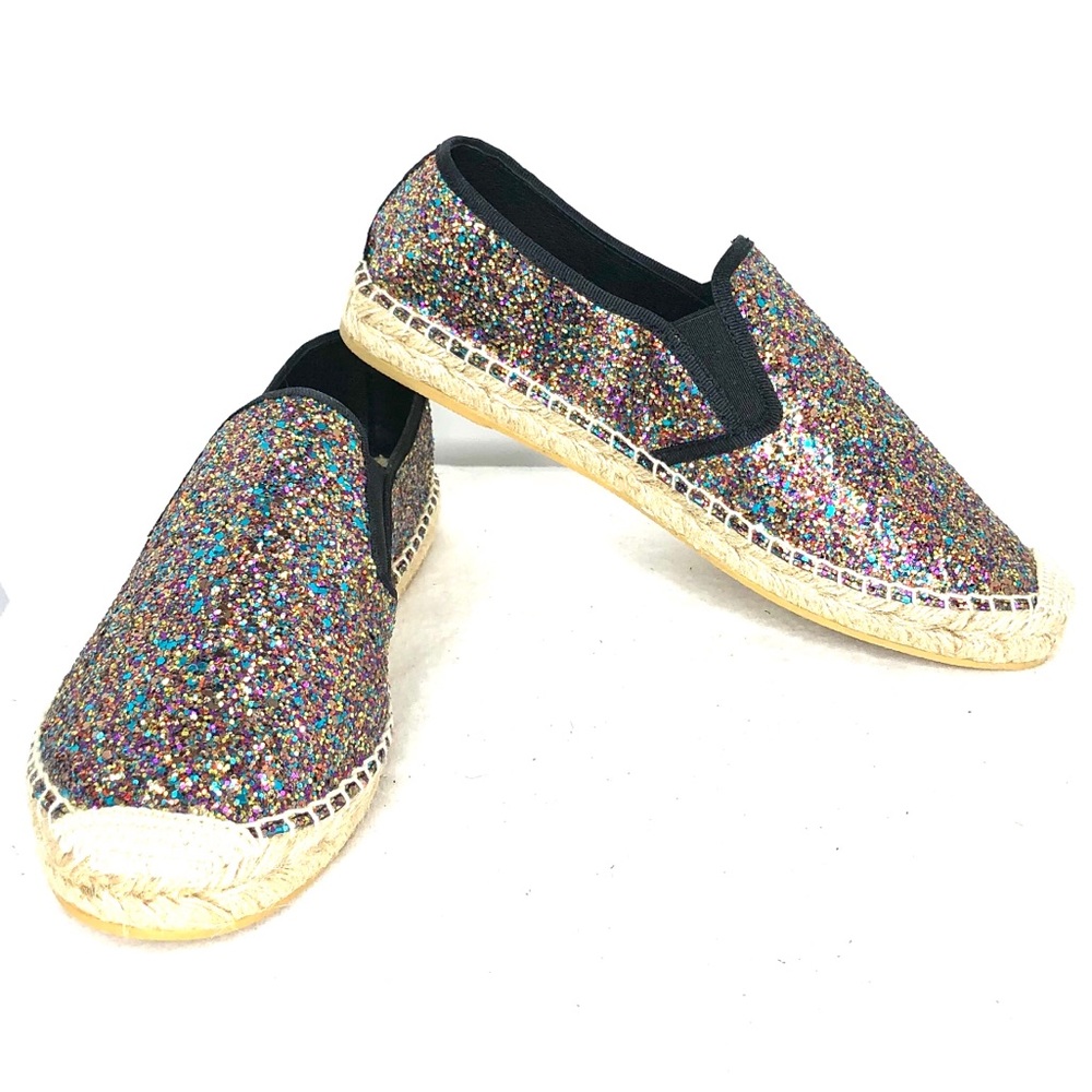 NWOT Ash Zest Ter Glitter Espadrille